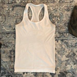Lululemon white racerback size 4